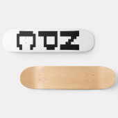 NPC - Nicht abspielbares Zeichen Skateboard (Horizontal)