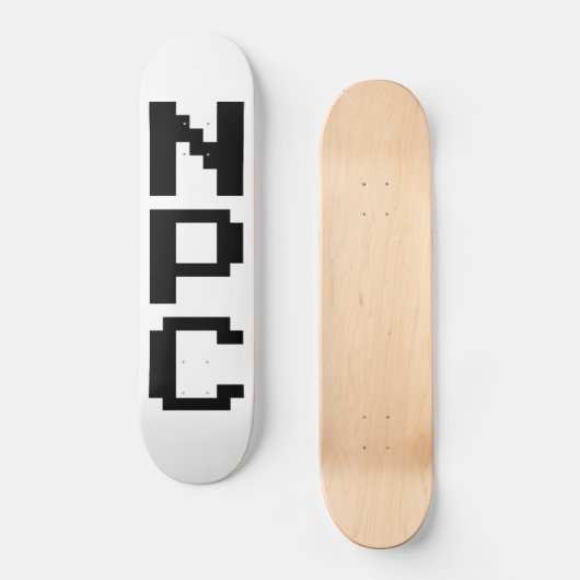 NPC - Nicht abspielbares Zeichen Skateboard (Vorderseite)