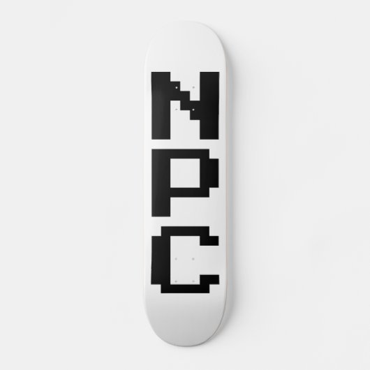 NPC - Nicht abspielbares Zeichen Skateboard (Vorderseite)