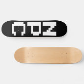 NPC - Nicht abspielbares Zeichen Skateboard (Horizontal)