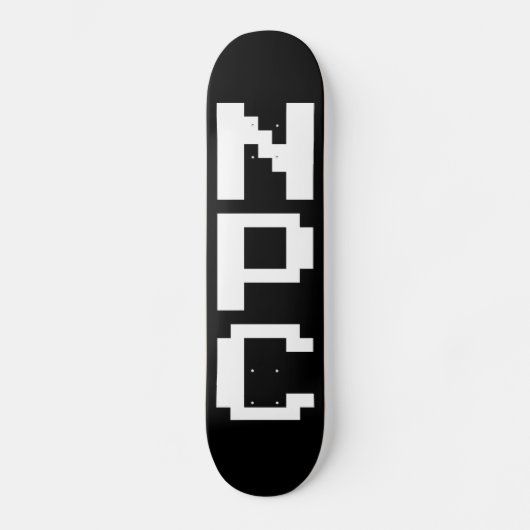 NPC - Nicht abspielbares Zeichen Skateboard (Vorderseite)