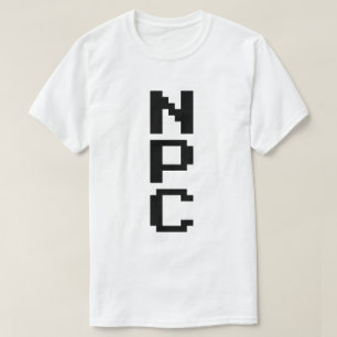 NPC - Nicht abspielbares Zeichen T-Shirt