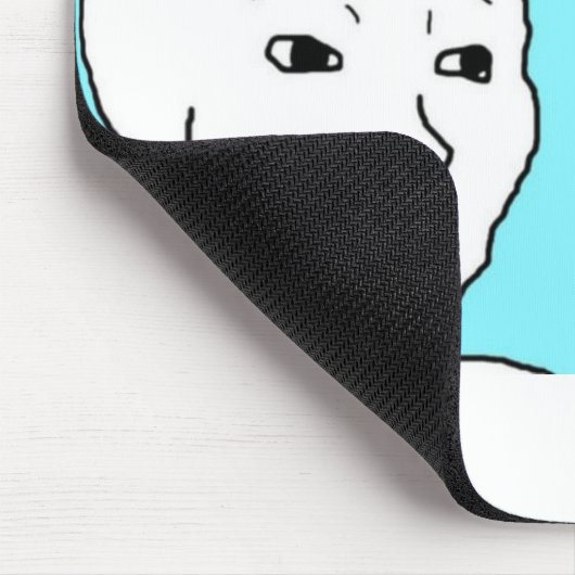 NPC Wojak Non Player Charakter Meme Geschenk Mousepad (Ecke)