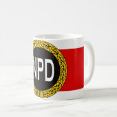 NPD:Nationale Demokratische Partei Deutschlands Kaffeetasse (VorderseiteRechts)