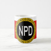 NPD:Nationale Demokratische Partei Deutschlands Kaffeetasse (Mittel)