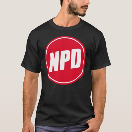 NPD:Nationale Demokratische Partei Deutschlands T-Shirt (Vorderseite)