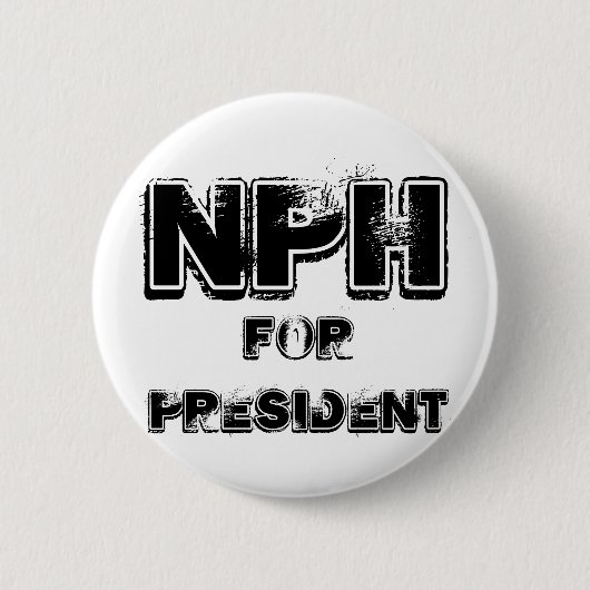NPH für Präsidenten Button (Vorderseite)