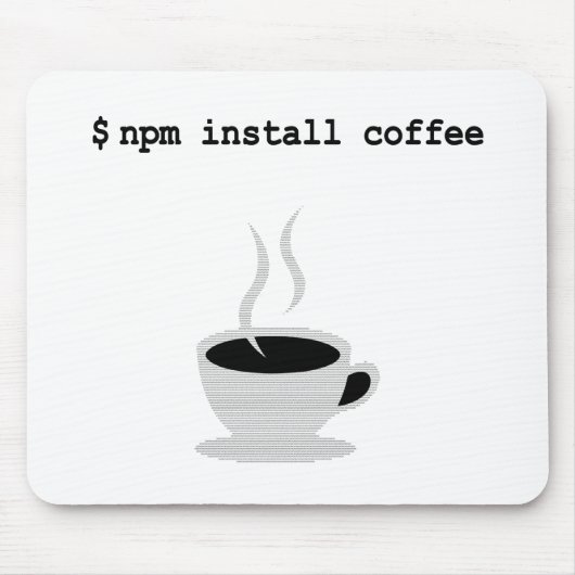 npm installieren Kaffee Javascript-Programmierer Mousepad (Vorne)
