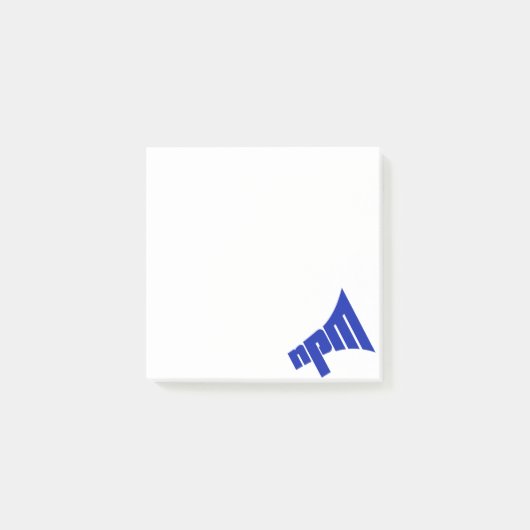 NPM-Nachhinweise Post-it Klebezettel (Vorderseite)