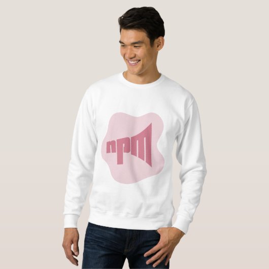 NPM Pink Blogs Logo Sweatshirt (Vorne ganz)