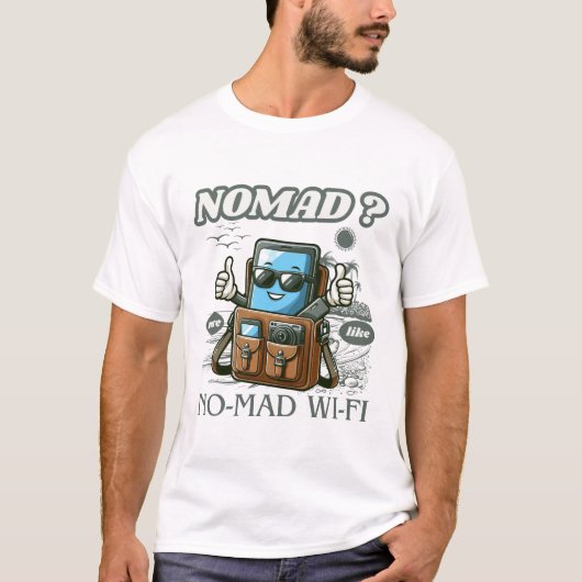 Npmad ? no-mad wifi T-Shirt (Vorderseite)