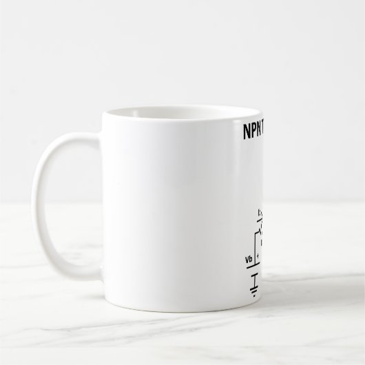 NPN Transistor-Tasse Kaffeetasse (Links)