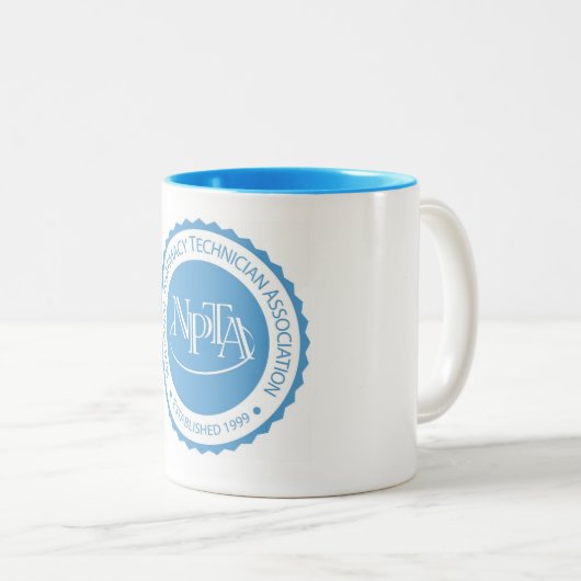 NPTA Siegel-Tasse Zweifarbige Tasse (VorderseiteRechts)