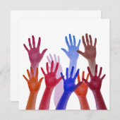 Nr. 01, Bewegung und Einheit Dankeskarte (Vorne/Hinten)