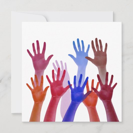 Nr. 01, Bewegung und Einheit Dankeskarte (Vorderseite)