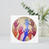 Nr. 02, Bewegung und Einheit Dankeskarte (Stehend Vorderseite)