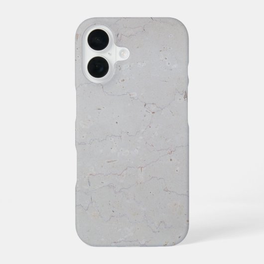 Nr. 077 Marmor iPhone 16 Hülle (Rückseite)