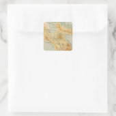 Nr. 11 Luzon Quadratischer Aufkleber (Tasche)