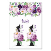 Nr. 11 Rose für Lila und Lavendelwasser Tischnummer (Rückseite)