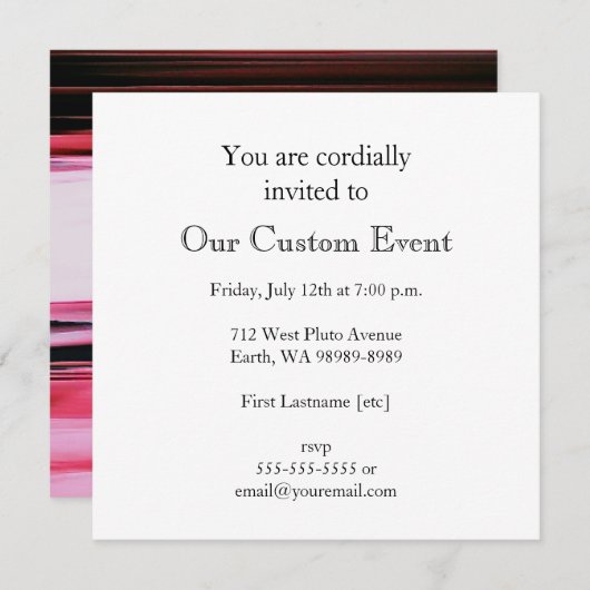 Nr. 14 einladung (Vorne/Hinten)