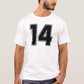 Nr. 14 frontside Druck T-Shirt (Vorderseite)