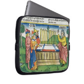 Nr. 17 1-11 Aarons Personal blüht auf dem Altar, Laptopschutzhülle (Vorne Rechts)