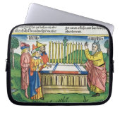 Nr. 17 1-11 Aarons Personal blüht auf dem Altar, Laptopschutzhülle (Vorderseite)