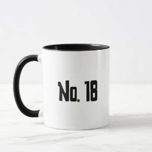 Nr. 18 Uhr Tasse
