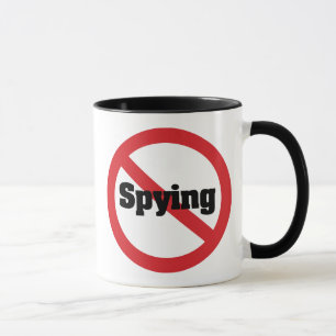 Nr. 1984 NSA Office Big Brother Spying Tasse