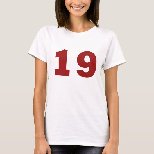 Nr. 19! T-Shirt (Vorderseite)