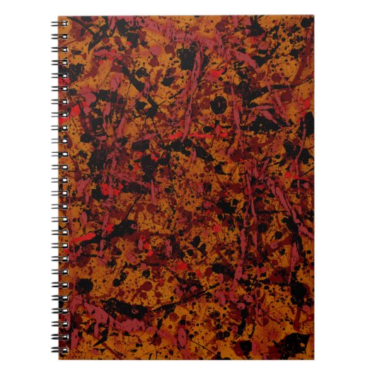 Nr. 1 Abstraktes Notebook Notizblock (Vorderseite)