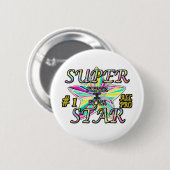 Nr. 1 aller Prosuperstern Button (Vorne & Hinten)