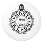 Nr.1 Am Phantastischsten (Ihr Text) benutzerdefini Keramikknauf (Vorderseite)