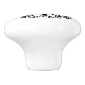 Nr.1 Am Phantastischsten (Ihr Text) benutzerdefini Keramikknauf (Seitenansicht)