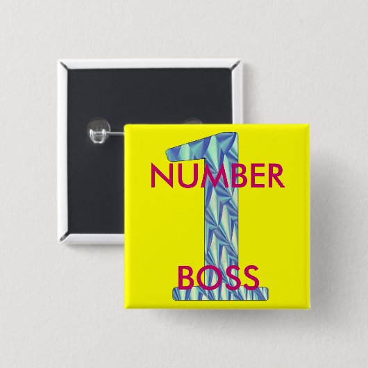 Nr. 1 Chef-Button Button (Vorne & Hinten)