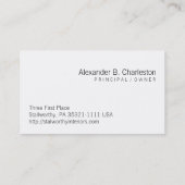 Nr. 1 des Bläuen-LED Duckie Visitenkarte (Rückseite)