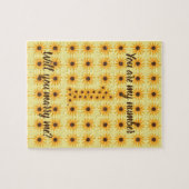Nr. 1 ein Sonnenblume-Heirat-Antrag-Puzzlespiele Puzzle (Horizontal)