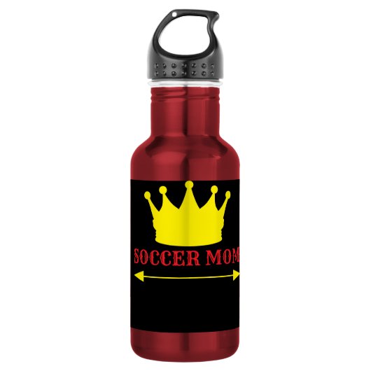 Nr. 1 Fußballmutter Edelstahlflasche (Vorderseite)