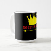 Nr. 1 Fußballmutter Kaffeetasse (Vorderseite Links)