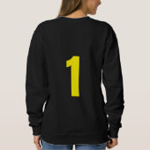 Nr. 1 Fußballmutter Sweatshirt (Rückseite)
