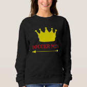Nr. 1 Fußballmutter Sweatshirt (Vorderseite)