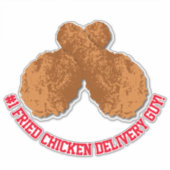 Nr. 1 Gewinner des Top Fricken Delivery Typ Aufkleber (Vorderseite)