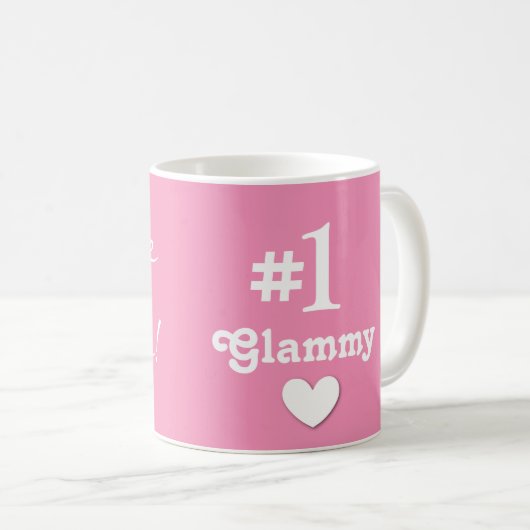 Nr. 1 Glammy Geschenk für Großmutter Kaffeetasse (VorderseiteRechts)