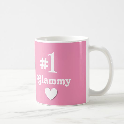Nr. 1 Glammy Geschenk für Großmutter Kaffeetasse (Rechts)
