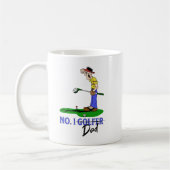 Nr. 1 Golfer-Vater Kaffeetasse (Links)