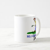 Nr. 1 Golfer-Vater Kaffeetasse (VorderseiteRechts)