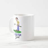Nr. 1 Golfer-Vater Kaffeetasse (Vorderseite Links)