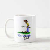 Nr. 1 Golfer-Vater Kaffeetasse (Links)