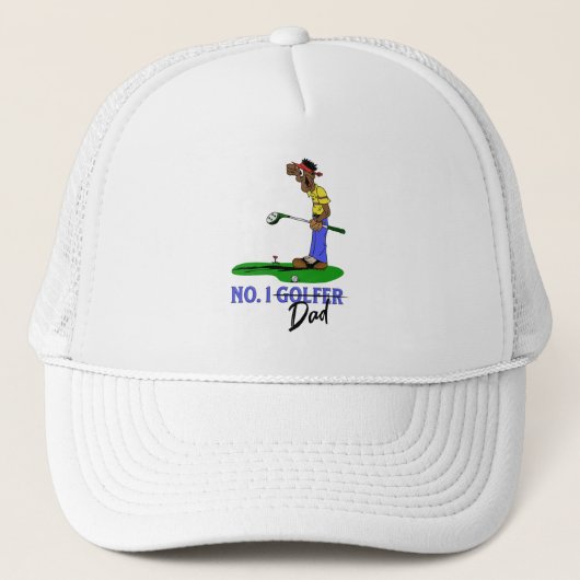 Nr. 1 Golfer-Vater Truckerkappe (Vorderseite)