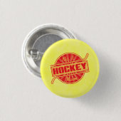 Nr. 1 Hockey Mum Abzeichen, Eishockey Abzeichen Button (Vorne & Hinten)